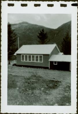 School house in front of mountain 2
