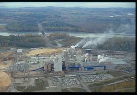 Pulpmill - General - Pulp mill exterior and surrounding landscape - aerial