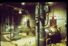 Pulpmill - General - Pulp mill interior - view of tanks and valves