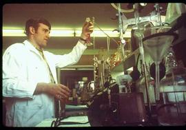 Pulpmill - General - Chemist conducting testing in lab