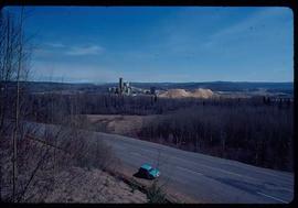 Pulpmill - Expansion Project - Pulp mill construction - view of mill from above roadway