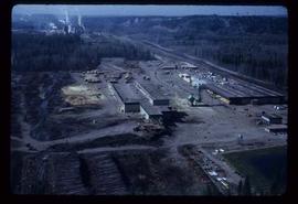 Prince George (P.G.) Sawmill - General - Aerial shot from north