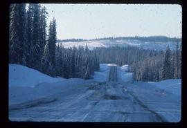 Woods Division - Roads - Looking west along the Yellowhead