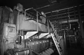 Workplace Album - Man on Ruston Engine in Power House