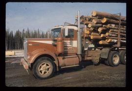 Woods Division - Hauling - Fully loaded logging truck