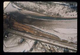 Woods Division - Logs/Log Decks - Upper Fraser deck from air