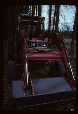 Reforestation - Willow Canyon Nursery - Front end loader