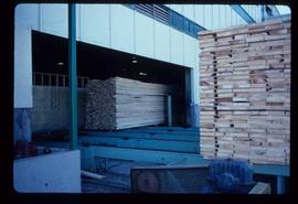 Houston Sawmill - General - Lumber stacked and ready to go to dry kiln