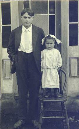 Portrait of Indigenous siblings