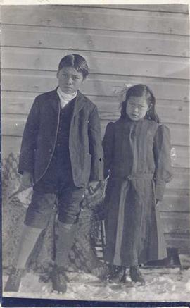Young First Nations boy and girl