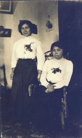 Two young First Nations women
