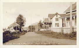 Band Stand and Front Street, Port Simpson, B.C., 1920