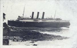 Steamer Prince Rupert ashore near Rupert Mar. 23 1917