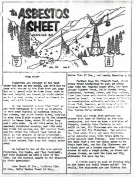 The Asbestos Sheet Jan. 1966