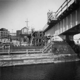 B.C. Electric Railway swing bridge at False Creek