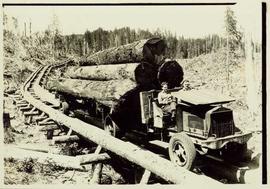 Loaded Logging Truck