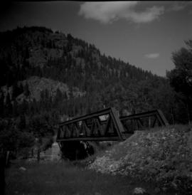 Bridge crossing the West Kettle River on the CPR line