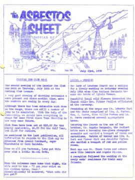 The Asbestos Sheet July 1959