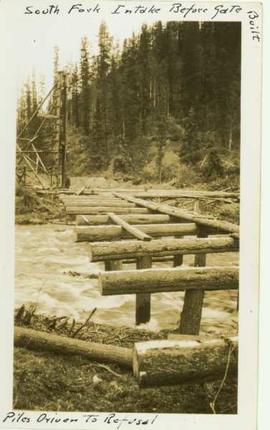 South fork intake before gate built