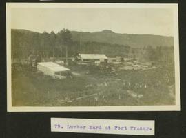 Lumber yard at Fort Fraser