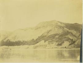 The north shore along the Peace River