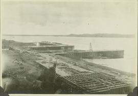 Construction of rail yards and wharfs, Prince Rupert