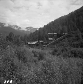 Mineral ore mines near ghost town of Sandon, BC