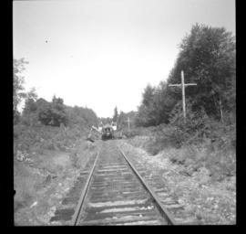 Esquimalt & Nanaimo Railway grade crossing, Bowser, BC