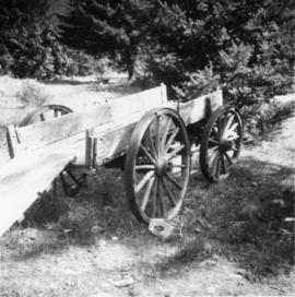 4-wheel cart at Tsalalh (Seton Lake) First Nation