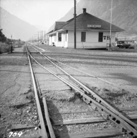 Great Northern Railway depot at Keremeos