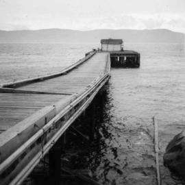 Wharf at Lang Bay, B.C.