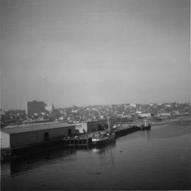 Bridge with Johnston Terminals pier