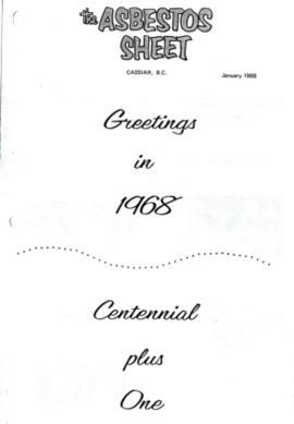 The Asbestos Sheet Jan. 1968