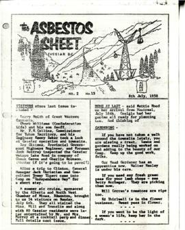 The Asbestos Sheet 8 July 1958