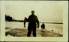 Ice Fishing on Watson Lake
