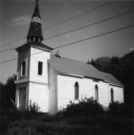 Indian Roman Catholic Church at the mouth of Anderson Lake