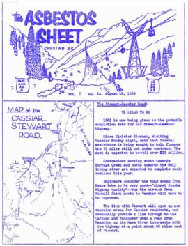 The Asbestos Sheet Aug. 1963