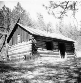 Deserted cabin on Indian Reserve, Seton Portage