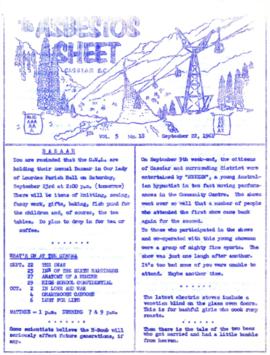 The Asbestos Sheet Sept. 1961