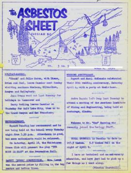 The Asbestos Sheet Apr. 1959
