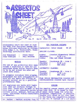 The Asbestos Sheet June 1964