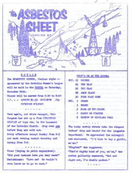 The Asbestos Sheet Nov. 1960