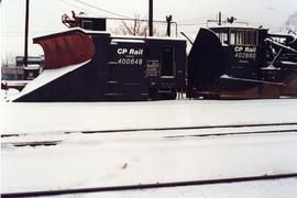 CPR snow plow and spreader