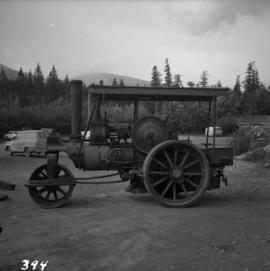 Ruston steam roller in Duncan, BC