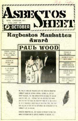 The Asbestos Sheet Oct. 1975