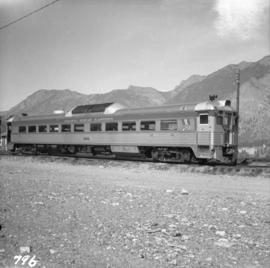Pacific Great Eastern Budd car at Lillooet yards