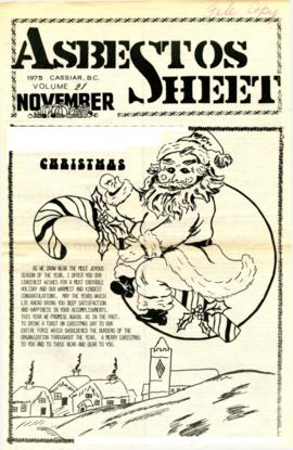 The Asbestos Sheet Nov. 1975