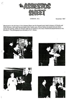 The Asbestos Sheet Nov. 1967