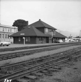 C.P.R. depot at Duncan, B.C.