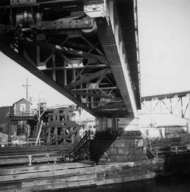 B.C. Electric Railway swing bridge at False Creek